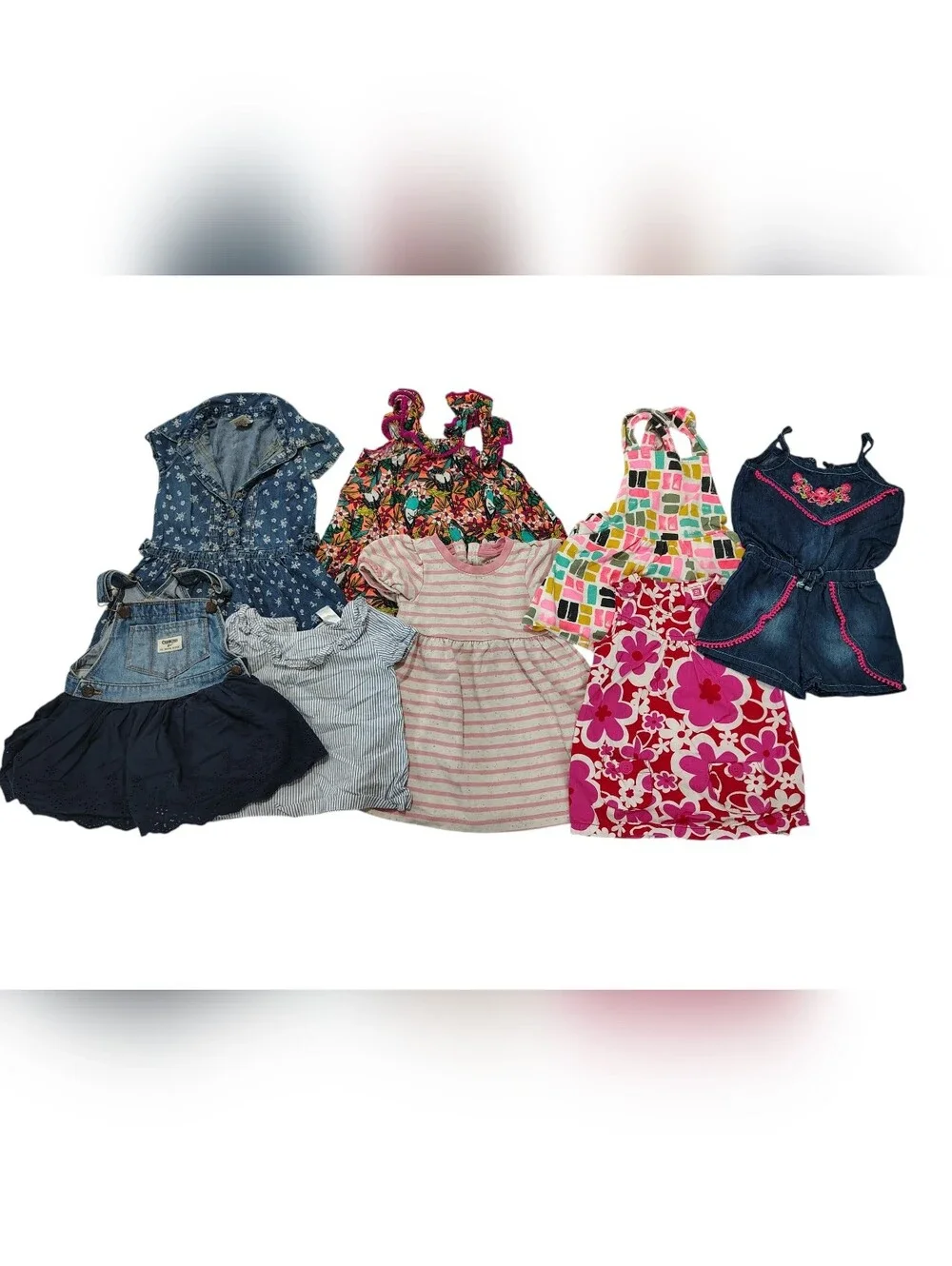 Girls 2T Clothing Lot Bundle‎ OshKosh B’gosh Carter’s Cat & Jack Limited Too